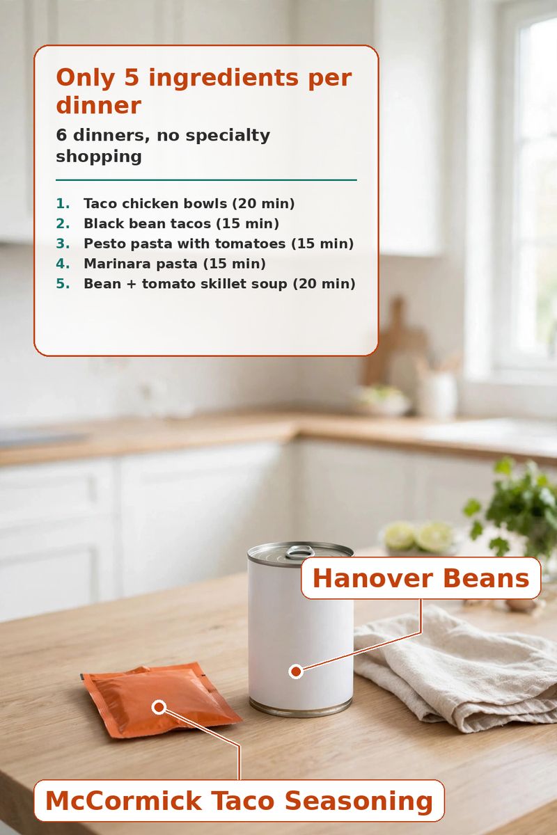 Dinner From Just 5 Ingredients (You Probably Own 3)