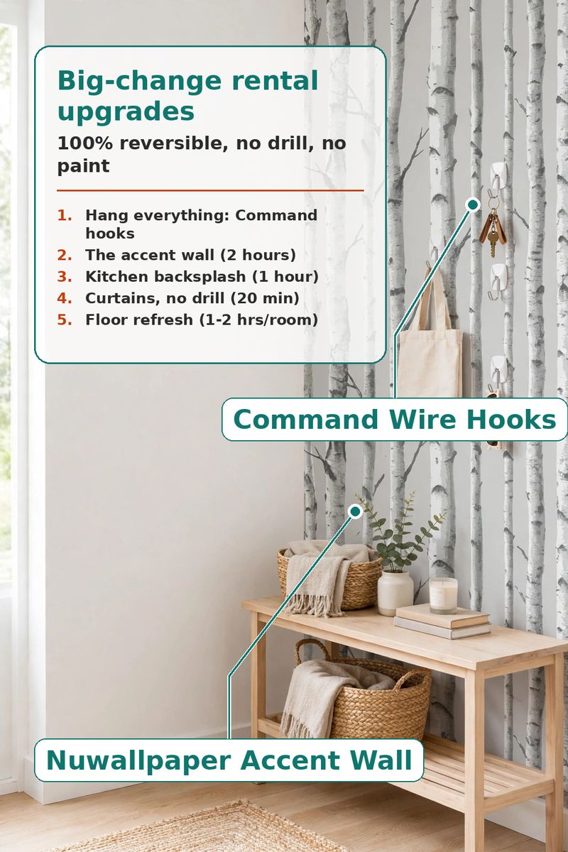 Rental Upgrades Your Landlord Will Never Notice (All Reversible)