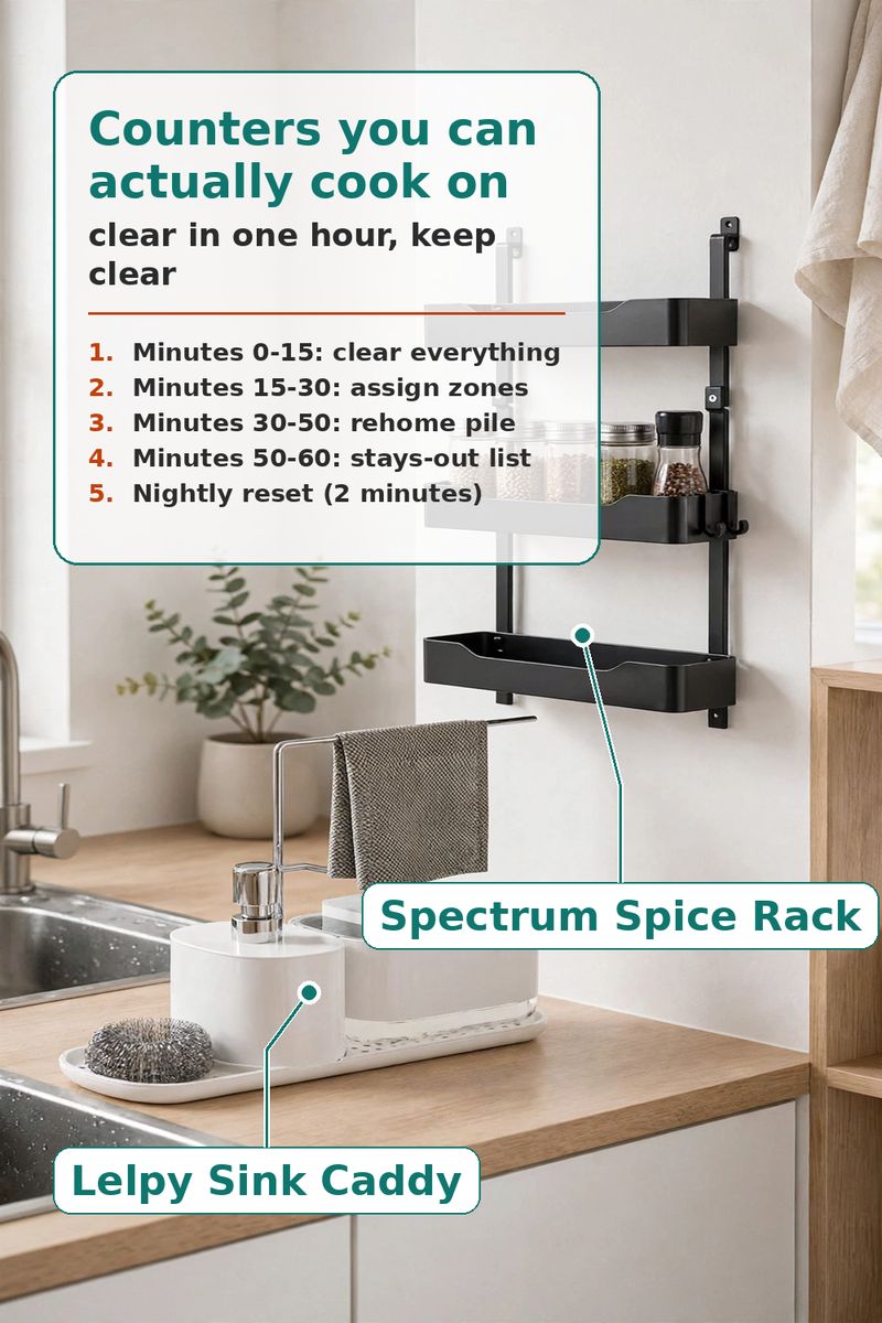 Clear Counters in One Hour (and Keep Them Clear)