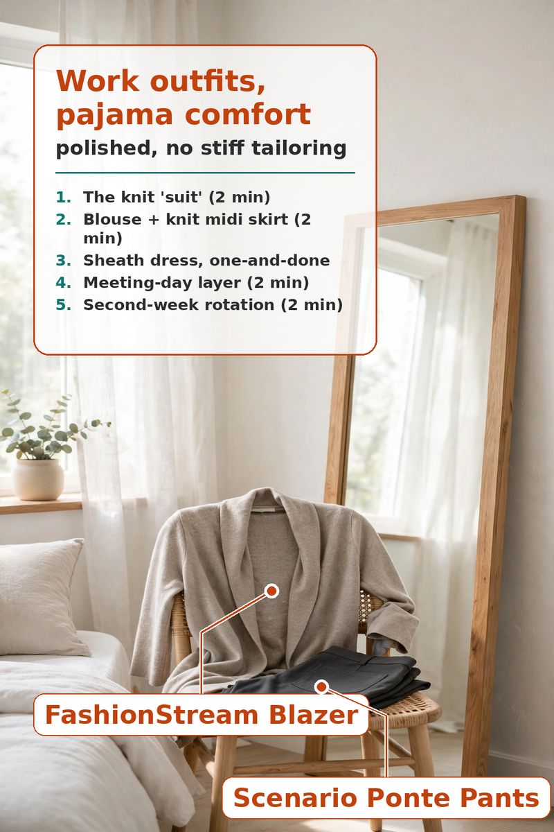 Office Outfits That Feel Like Loungewear (and Look Like Work)