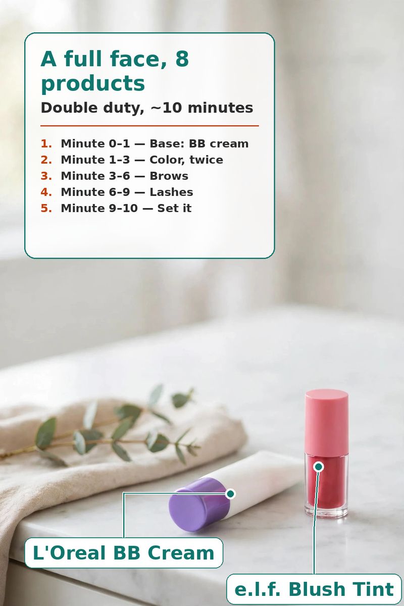 8 Products, Full Face: The Makeup Capsule for Busy Mornings