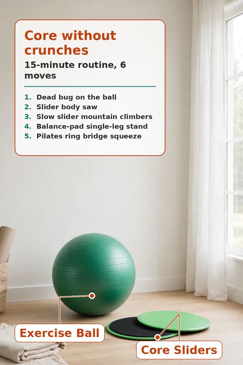 Strong Core, Zero Crunches: 6 Moves That Work Better