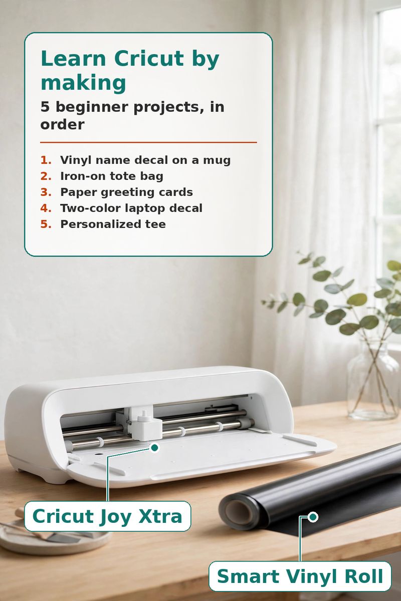 First 5 Cricut Projects (In the Order That Teaches You the Machine)