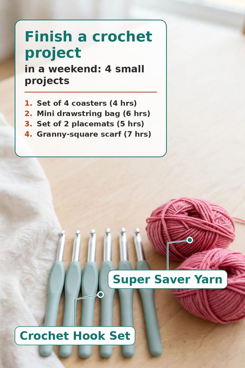 Crochet Projects You Can Finish This Weekend (Really)