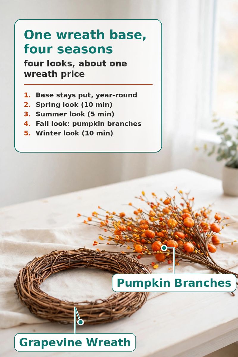 A Wreath for Every Season From One Base (Swap, Don't Rebuy)