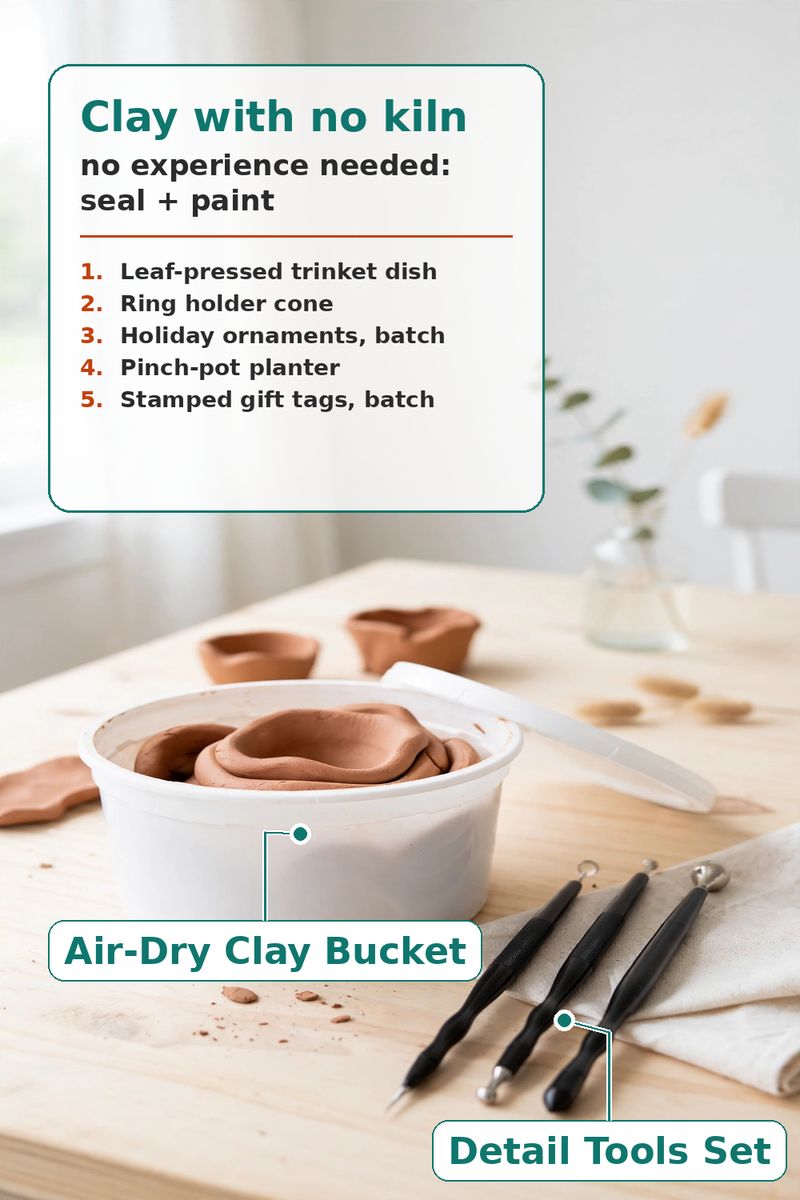 Air-Dry Clay: Trinket Dishes, Ring Holders and Gifts