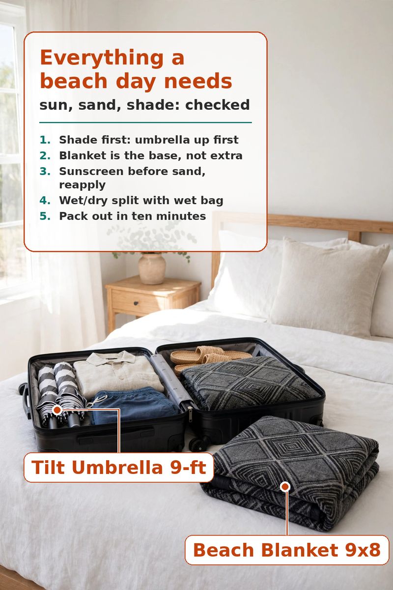 Beach Trip Packing List: Sand-Proof, Sun-Safe, Nothing Forgotten