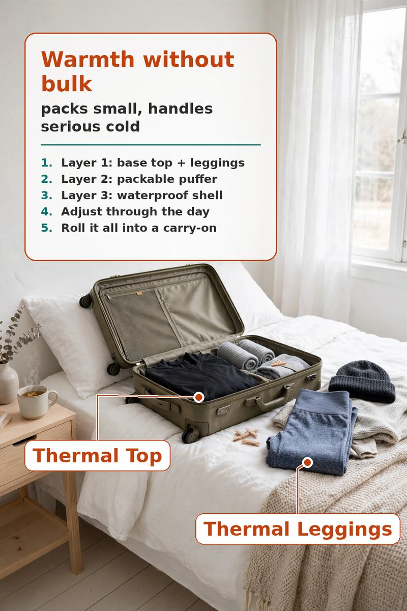 Pack for 20 Degrees in a Carry-On: The Layer System