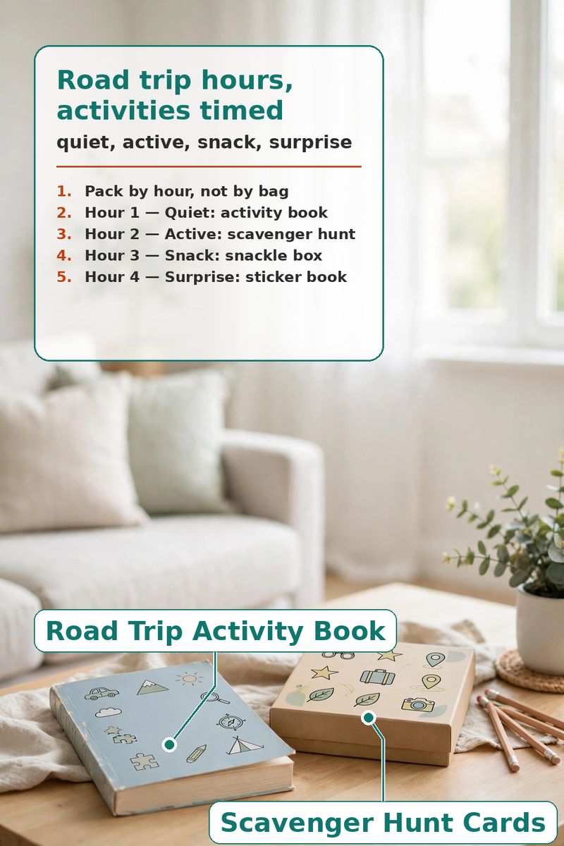 Kids on a Road Trip: Activities by Hour, Not by Hope