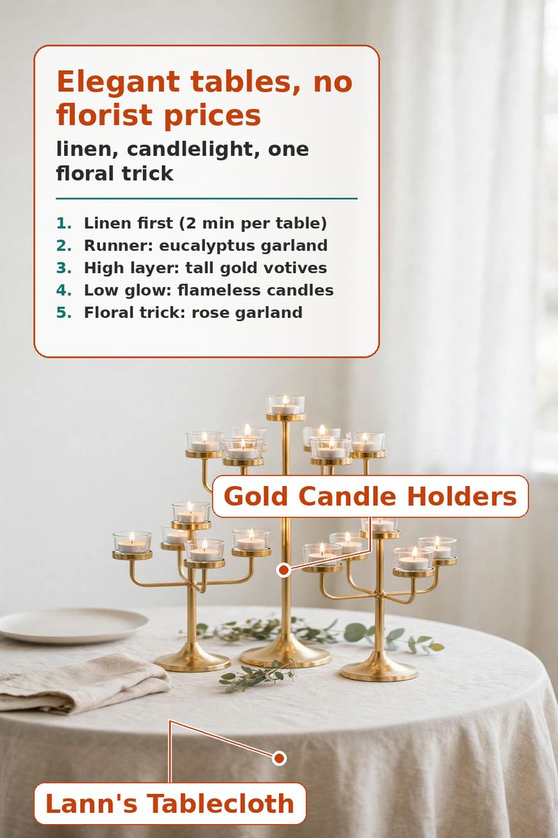 Wedding Tables That Look Expensive (They Weren't)